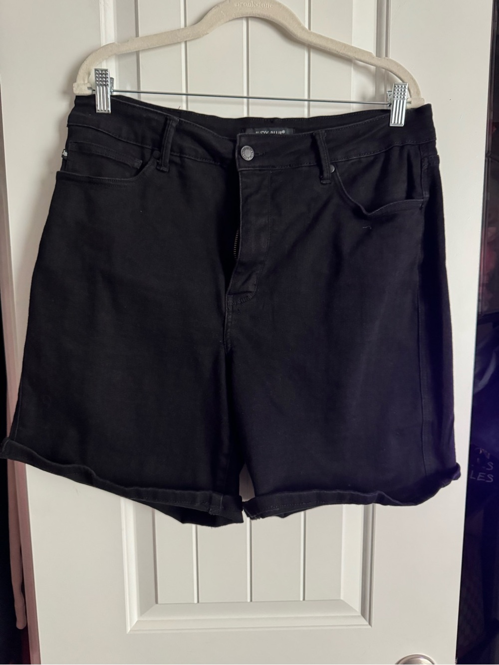 Judy Blue Black High-Rise Bermuda Shorts EUC